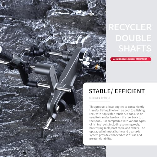 Fishing Line Spooler Winder Machine Reel Spooler Fishing Line Winder Spooler Machine Spooling Station System Fishing Reel Winder Spinning Cast Spincast Trolling Reel