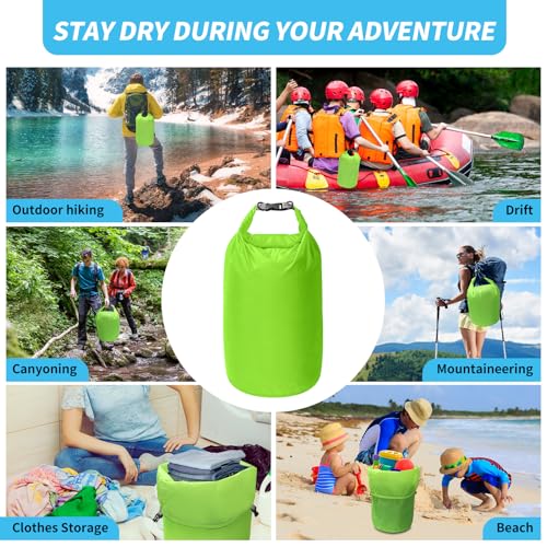 Dry Bag Set, Waterproof Small Lightweight Dry Bags for Paddle Board Kayaking, Fishing, Camping(Green, 40L 2Pack) - color: Green, size: 40L 2Pack
