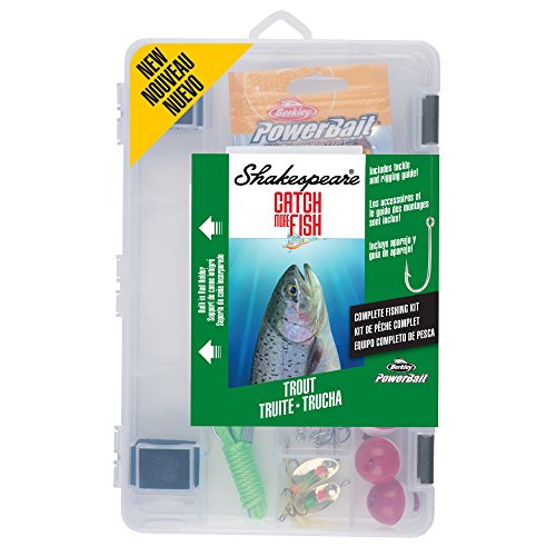 Shakespeare Catch More Fish Fishing Tackle Kit - color: Trout, style: Old Model