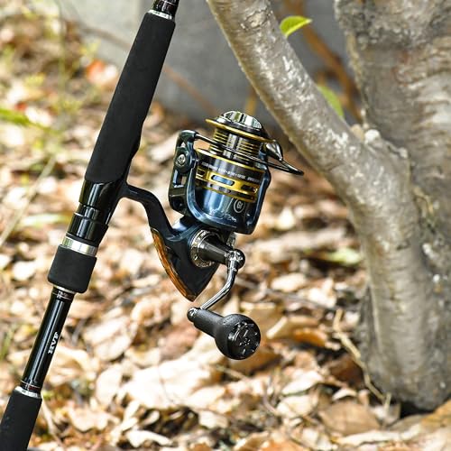 GOMEXUS Power Handle for Pflueger President Spinning Reel Crank (Not for President Lock Type) - color: For President 25 30
