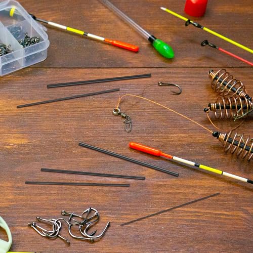BESPORTBLE Fishing Rod Repair Tool Carbon Fiber Rods Repair Kit Fishing Pole Accessories Broken Pole Connector for Lure Sea Carp 6pcs