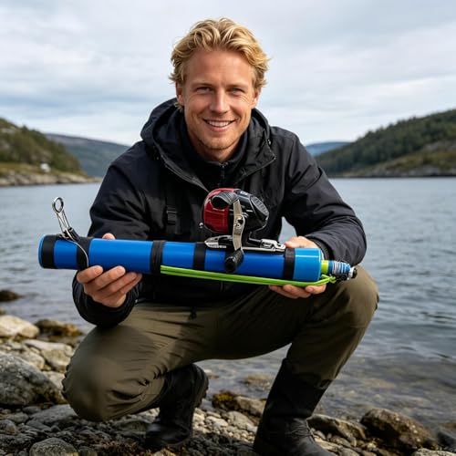 Catapult Fishing Rod, Portable Handheld Fishing Rod Kit, 2026 Upgrade Compact Sling Shot Fishing Reel, Compact Casting Fishing Set with Reel & Accessories - size: C