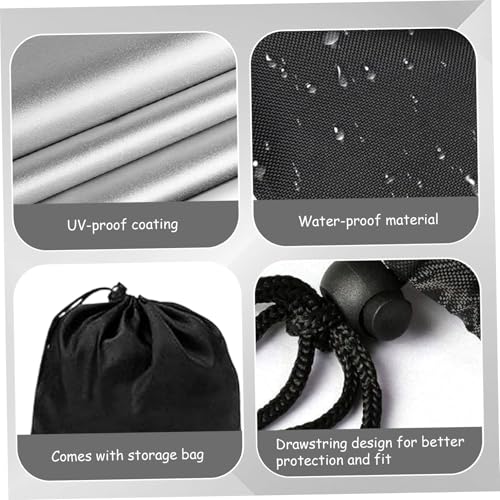 Hose Reel Cover, Waterproof UV Resistant Hose Covers for Outside, Outdoor Hose Cover with Drawstring Storage Bag, Retractable Garden Hose Reel Cover for Winter Yard Lawn