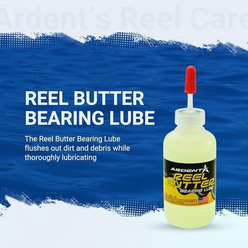 Ardent Freshwater Fishing Reel Care Pack, Long Lasting Protection, Prevent Corrosion, Smooth Casting, Made in The USA - size: Reel Butter Lubrication 3 Pack