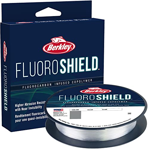 Berkley FluoroShield Fluorocarbon Fishing Line, Clear - size: 300yd, style: 6lb Test