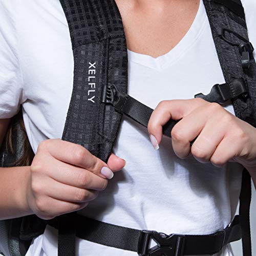Xelfly Submersipack Waterproof Backpack - Submersible, Inflatable, Floating TPU Coated Durable Nylon Dry Bag with Airtight Zipper for Kayak, Fishing, Boating, Hiking, Paddle Board (Gray Stone, 25L) - color: Gray Stone