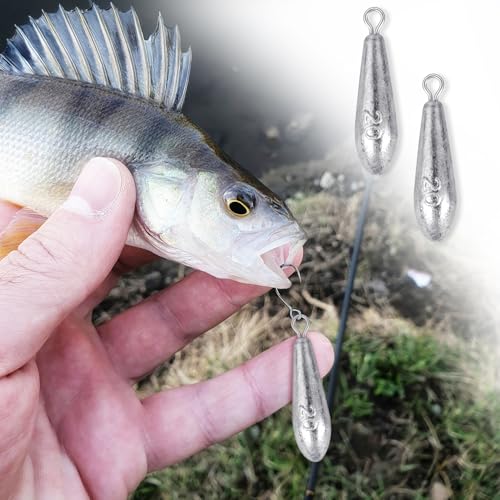 10 Pack Drop Shot Fishing Weights Kit, Drop Shot Weights, Fishing Bottom Sinkers Lead Weight for Bass Fishing Lures or Other Fish - style: 20 G / 0.71 Oz