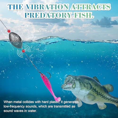Fishing Egg Sinker with Soft Plastic Core Weight Rigs 5pcs Flounder Rig Saltwater,176.37lb Fishing Wire Leader with Egg Sinker Swivels Snap, Grouper Bottom Fishing Rigs - color: rig, size: 100g(3.5oz)-5pcs