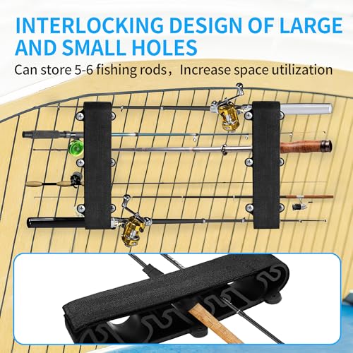 Boating Vertical Fishing Rod Holders for Boat Deck, Portable Mount Fishing Rod Holder Fishing Rod Rack for Storage and Fixation, Fishing Pole Rack - style: Boat Rod Holders-2 Pack