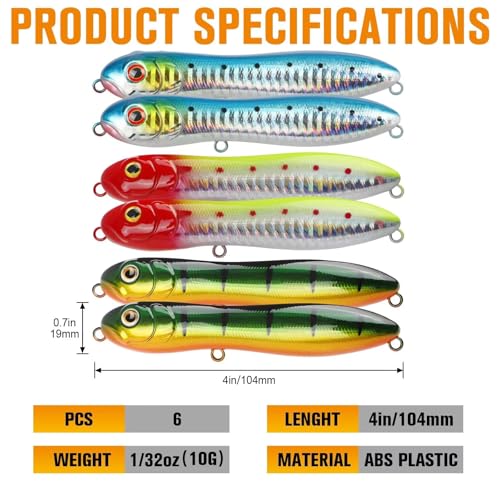 Dovesun Catfish Float Rigs with Catfish Rattles Rattling Catfish Tackle for Bank Fishing Santee Rig 6PCS - color: B-Catfish Rattling Floats * 6PCS