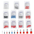 11 Sizes Wire Ferrule Kit Crimp Ferrule Connectors Insulated Pin Cord End Terminal AWG(22 20 18 16 14 12 10 8 6 4 2) Gauge - style: 22-2AWG 670P