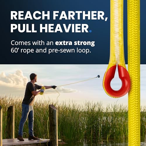 AnglerMag Magnet Fishing Kit - 2000 lbs Double Sided Neodymium Magnetic Fishing Stuff with Rope - 10 PCS Extra Strong Complete Gift Set with eBook, Carabiner, Gloves, Grappling Hook & Carrying Bag - size: 2000 LB