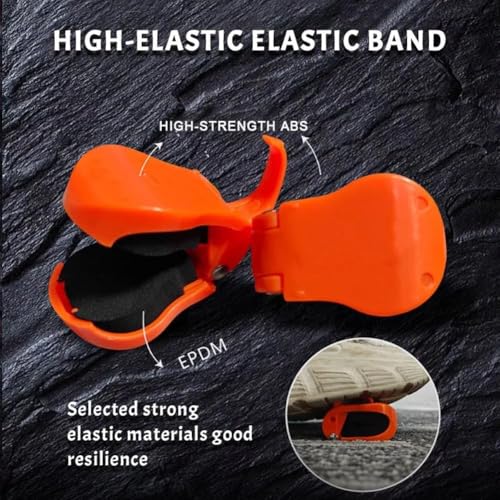Multifunctional Rod Holder,Fishing Line Knotter Hook Needle, Fishing Pole Straps for Organizing and Protecting, Portable Takedown Beach Auto Fixed Fish Poles Holders - color: Orange