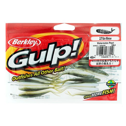 Berkley Gulp! Minnow Fishing Soft Bait - color: Watermelon Pearl, size: 2 1/2"