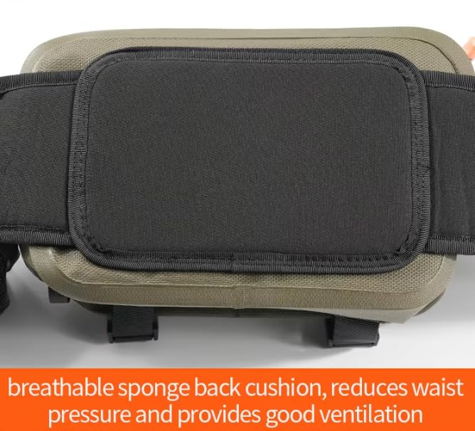 Waterproof Fishing Fanny Pack, Fly Fishing Chest Pack or Waist Pack. Fishing Tackle Bag Small