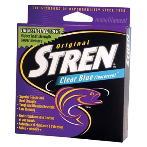 Stren Original Monofilament Fishing Line - color: Clear/Blue Fluorescent, size: 100 Yd, Pound Test 4, style: 4lb | 1.8kg