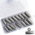Drasry Fishing Cast Net Lead Sinker 26g/092oz Throw Net Sinkers Weights Kit for Casting Net Environmental Protection Sinker (Lead Sinker)
