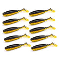 2.16in PVC Artificial Crappie Bass Bait with Paddle Tail 0.08oz.Shad Swimbaits 10-Pack Soft Baits Sea Ocean River Lake Streams Catfish Trout Pike Snapper Walleye - color: A 10pcs
