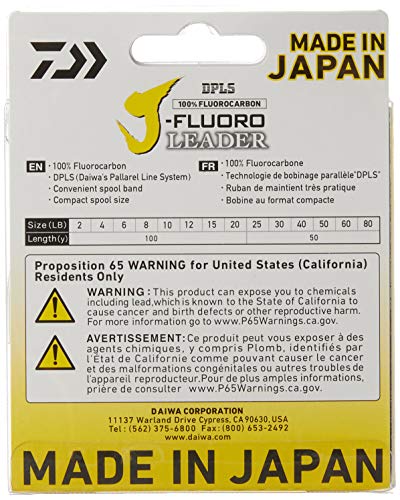 DaiwaFishing Line - color: Clear, size: 80 lb/50 yds