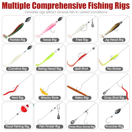 517 Pcs Large 3 Layers Tackle Box with Tackle Fishing Lures Kit Included Pliers, Fish Lip Gripper, Crankbait, Hooks, Other Accessories Fishing Kit for Men Gifts Summer Vacation(Black White) - color: Black White
