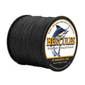 HERCULES Cost-Effective Super Strong 4 Strands Braided Fishing Line 6LB to 100LB Test for Salt-Water, 109/328 / 547/1094 Yards (100M / 300M / 500M / 1000M), Diam# 0.08MM - 0.55MM, Hi-Grade - color: Black, size: 10LB(4.5KG)-0.12MM-2187YDS(2000M)