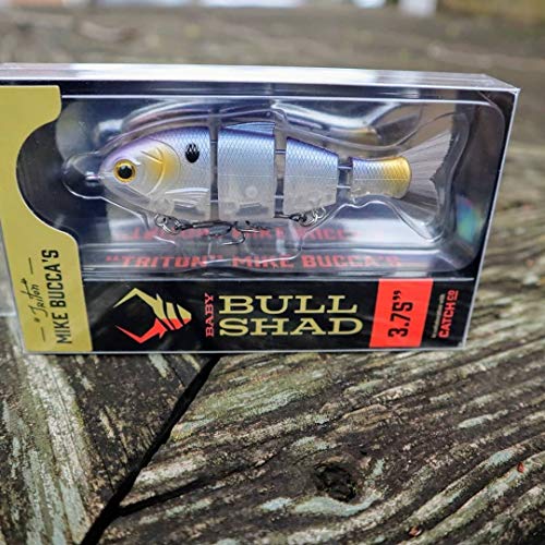 Catch Co Mike Bucca Baby Bull Shad Swimbait 3.75" 1/2 oz - color: Threadfin Shad