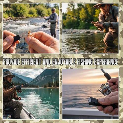 Therwen 2 Pcs Black Fly Fishing Nipper with Fishing Line Clippers with Hook Eye Cleaner Pin Stainless Steel Cutting Tool Line Cutter Nipper Multi Functional Accessories