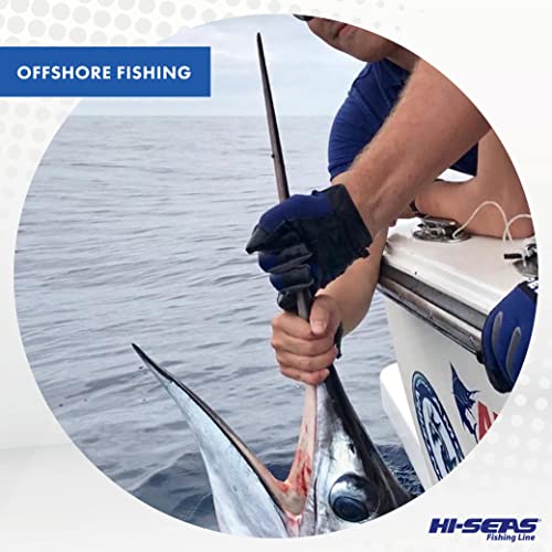 HI-SEAS Quattro Monofilament Fishing Line - Low-vis 4 Color Camo, Strong & Durable Performance Saltwater Main Line - style: 50 Lb Test, 0.70 Mm Dia, 250 Yd