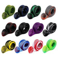 Yontree 6/12 Pack Fishing Rod Sleeve, Fishing Rod Cover Braided Mesh Rod Sleeves Socks, Fishing Pole Sleeve for Spinning/Casting/Sea/Fly Fishing Rod - color: twelve colors