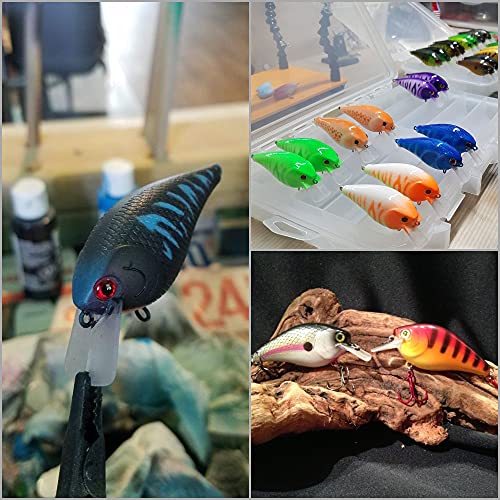 Blank Unpainted Minnow Crankbait Topwater Lipless Jerkbait Fishing Lures - color: UPHC15P10