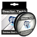 Reaction Tackle Stainless Steel Trolling Line - 30 Lb Marine Grade Single Strand Wire for Deep Trolling, Diving Disks and Toothy Saltwater and Freshwater Fish - size: 30 Lb / 300 Foot