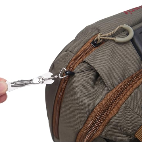 Fly Fishing Large Waist Pack with Water Bottle Holder, Wide Fanny Fishing Tackle Storage Bags