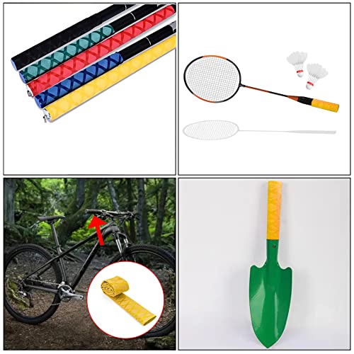 Heat Shrink Wrap Tubing Sleeve for Fishing Rod Grip Handle Cork X-Tube with Non-Slip Insulation Yellow (Diameter 35mm, Length 39in) - color: Yellow, size: Diamter:35mm Length:39in