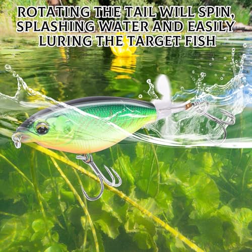 6PCS Swimbait Kit Realistic Bait and Surface Bait with Realistic 3D fisheye and Multi Joint Swimming Movements, Perfect for Saltwater and Freshwater Fishing Kits - color: B-6PCS