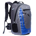 Xelfly Submersipack Waterproof Backpack - Submersible, Inflatable, Floating TPU Coated Durable Nylon Dry Bag with Airtight Zipper for Kayak, Fishing, Boating, Hiking, Paddle Board (Deep Blue, 25L) - color: Deep Blue