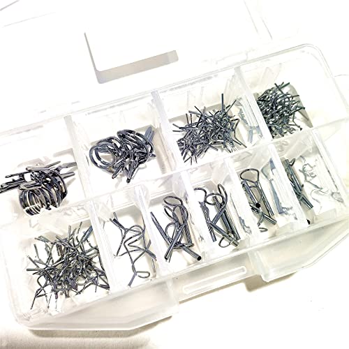 Kalavarma Fly Fishing Rod Repair Guide Kit Classic Fly Rod Wire Loop Fly Tops Sliver,Black,Gun Smoke Color - color: White