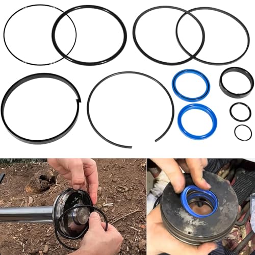 Hydraulic Log Splitter Cylinder Rebuild Seal Kit Suitable for 5.0" Bore x 2.0" Rod Cylinder - size: 5.0" Bore x 2.0" Rod