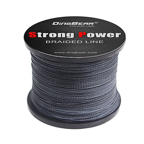 437Yd-5000Yd Super Strong Pull Generic Braided Fishing Line Fish ing Lines FishLines FishingLine - color: gray, size: 437Yd/ 400m 85LB/0.45mm