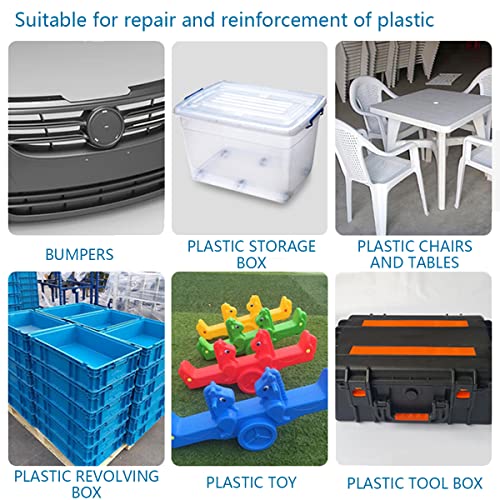 1000pcs Welding Rods Hot Staple Repair Machine Plastic Welding Hot Stapler for Repair Machine Car Bumpers Dashboards Lamp Holders Plastics Rings Daily Plastics Supplies 0.8 0.6mm(Wave Shape)