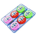 ConSkyee 6Pcs Silicone Fishing Line Spool Holder Set with Storage Box | Soft silicone spools, protect line from damage, ABS box with magnet closure, anti-skid, compact, lightweight, random colors