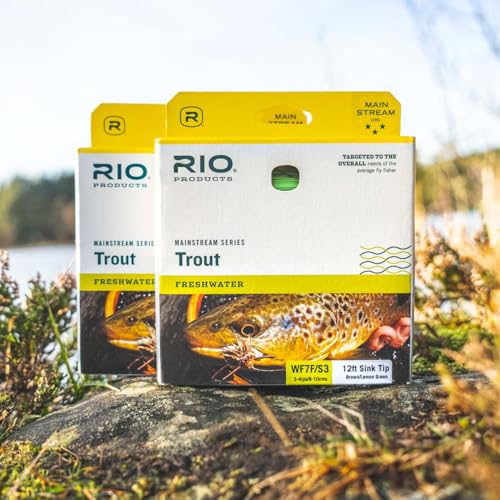 RIO Products Mainstream Trout DT Fly Line - Developed for the Average Fly Fishermen - Easy Casting and Smooth Design - Floating Freshwater Line - size: 5 Weight