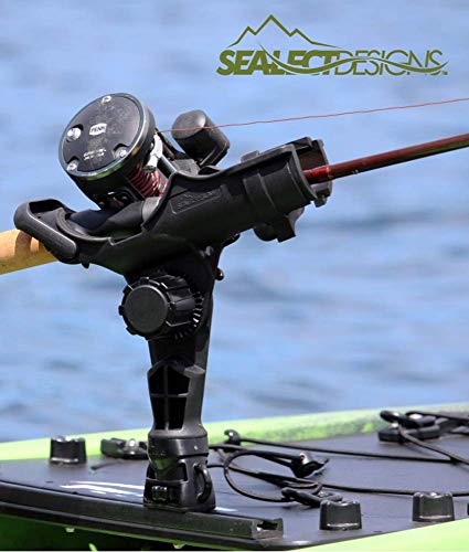 Sea-Lect Designs Triple Threat Rod Holder - Track Mount