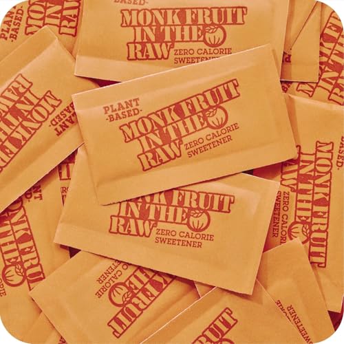 Monk Fruit In The Raw, Sweetener Packets, 200 Ct Box, 2 Pack | Keto Certified Monk Fruit Sweetener Packets, Zero Net Carbs, Zero Calories, Non-GMO Project Verified, Vegan - size: 400 ct