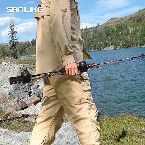 SANLIKE Fishing Belts Rod Straps Pole Ties Fishing Tackle Ties Cable Fishing Rod Holders(5pcs, 10pcs) - size: 13.4in*1.4in-10pcs