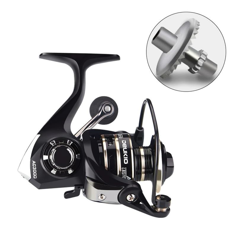 Fishing Reels - Metal Spinning Reel with U Shaped Wire Reel Seat, Saltwater Spinning Reel, Metal Body Baitcaster Reel, Baitcasting Reel, Spinning Reels for Freshwater Fishing - size: AC 4000