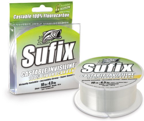 Sufix Invisiline Casting Flourocarbon 200-Yards Spool Size Fishing Line - color: Multi, size: One Size