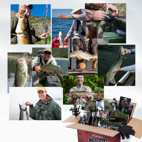 Goture Fishing Kits for Adult,Fishing Pole and Reel Combo, OpenSide Fishing Sling Tackle Storage Bag with 3 Tackle Boxes,Gift for Men - color: Green 20L Bag + 3600 Trays +Basic Bait Set(Gift Boxed), size: 7FT/2.1M