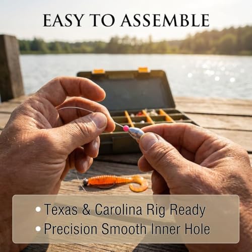 Egg Sinkers Fishing Weights, Oval Slip Sinkers Bullet Lead Fishing Weights for Freshwater Saltwater Tackle Set 1/8oz to 1oz - color: 1oz-30g-10pcs