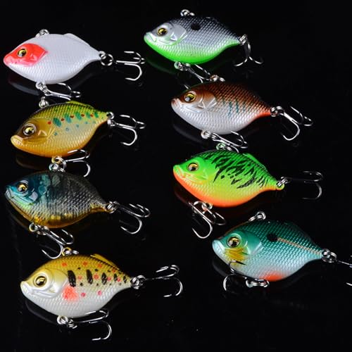20pcs/25pcs Fishing Blanks Lures Kit Fishing Topwater Unpainted Swimbait Unpainted Crankbaits Hard Baits DIY Lure for Bass Salmon Trout Saltwater and Freshwater - color: 25PCS 1.85″/0.27oz