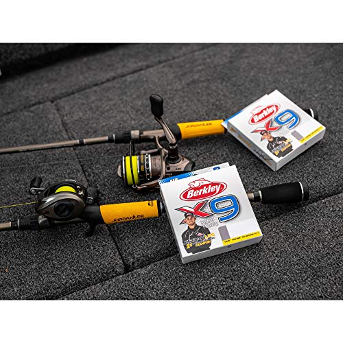 Berkley x9 Braid Fishing Line - color: Flame Green, size: 2188yd, style: 6lb Test